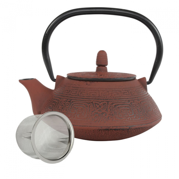 teeblume cast iron teapot Maoming, 0,8 litre, with strainer, different colours