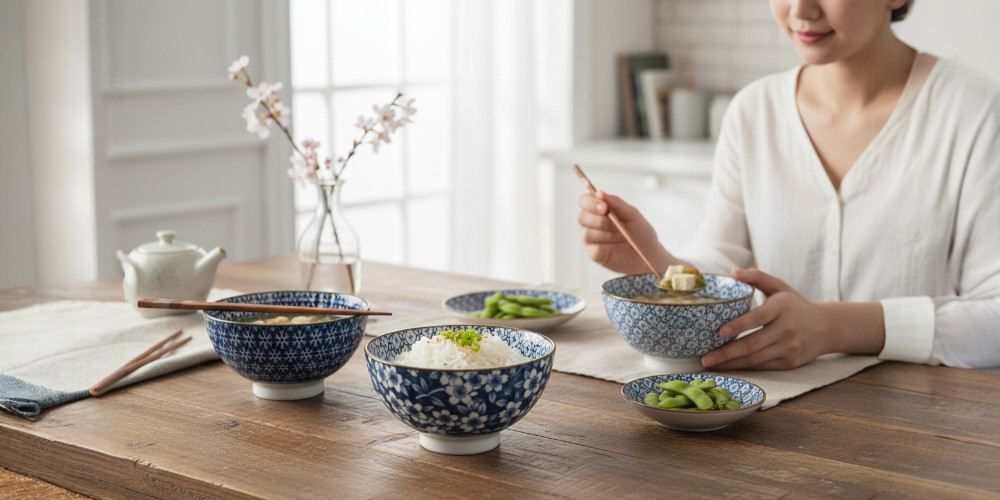 Asiatisches Schalen-Set