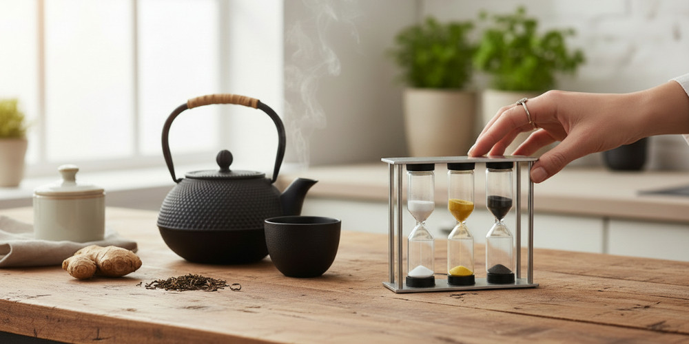 Teezange als Zubehör für die Zubereitung von Tee