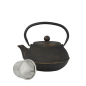 Preview: teeblume cast iron teapot Arare, 0,9 litre, with strainer, different colours