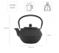 Preview: teeblume cast iron teapot Arare, 1,2 litre, with strainer, different colours