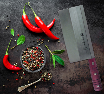 Chinese Cleaver, Kitchenware, 17,5 cm, 360g,