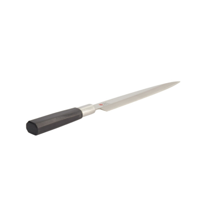 Sekiryu Sashimi Knife (fillet knife), Kitchenware, 21 cm, with black ABS handle, Item No.: 18290