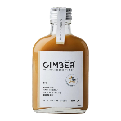 GIMBER Ginger Drink, concentrate from organic ginger, lemon, herbs and spices
