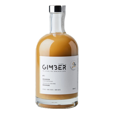 GIMBER Ginger Drink, concentrate from organic ginger, lemon, herbs and spices