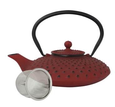 teeblume cast iron teapot Kambin 0,8 litre, with strainer, different colours