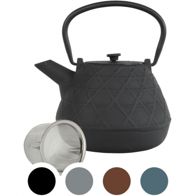 teeblume Cast Iron Teapot Neijiang 1.0 ltr., with strainer, different colours