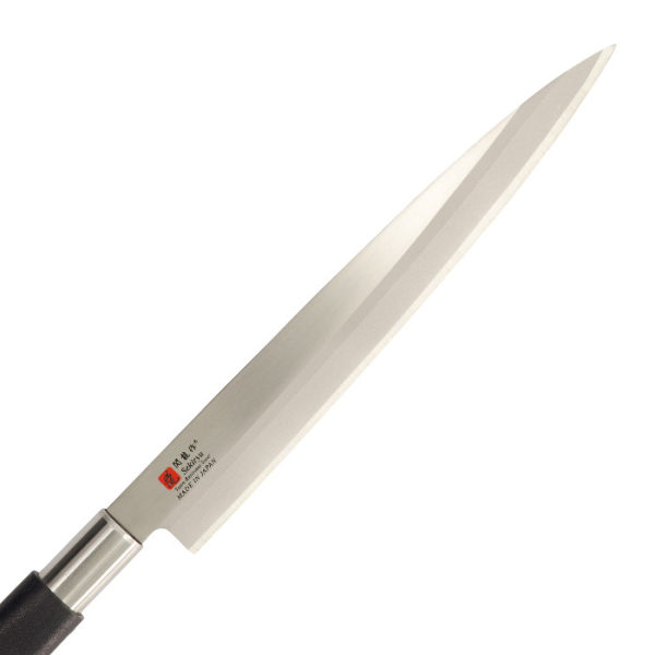 Sekiryu Sashimi Knife (fillet knife), Kitchenware, 21 cm, with black ABS handle, Item No.: 18290