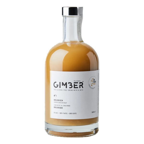 GIMBER Ginger Drink, concentrate from organic ginger, lemon, herbs and spices