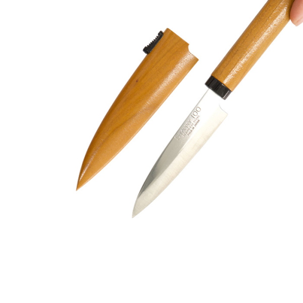 Japanisches Obstmesser, Kitchenware, 20 cm,  mit Holzscheide, Artikel-Nr.: 4676