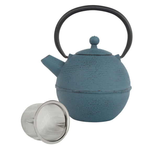 teeblume cast iron teapot Haikou 0,7 litre, with strainer, different colours