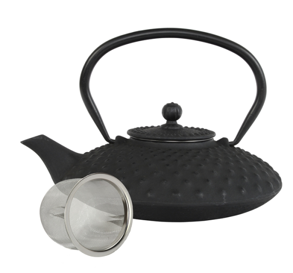 teeblume cast iron teapot Kambin 0,8 litre, with strainer, different colours