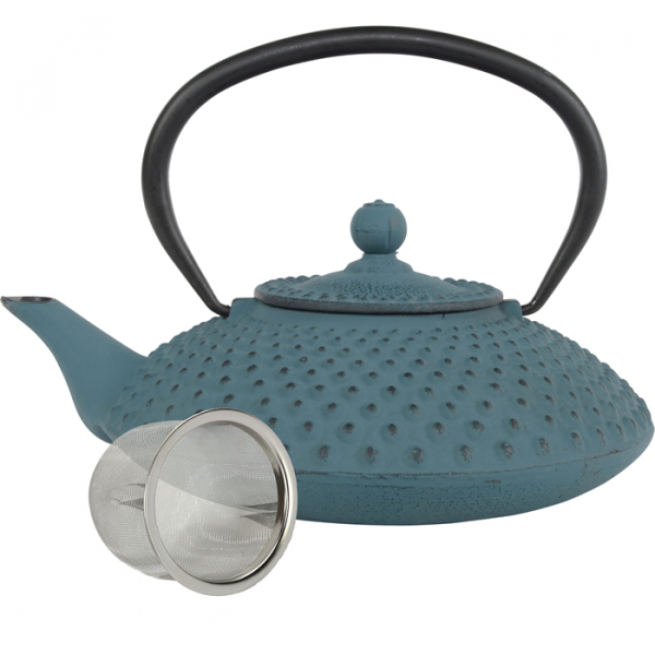 teeblume cast iron teapot Kambin 1,25 litre, with strainer, different colours