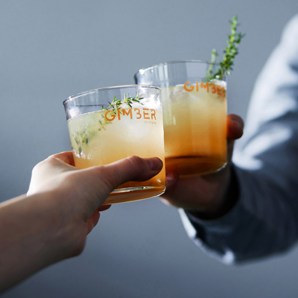 GIMBER Ginger Drink, concentrate from organic ginger, lemon, herbs and spices