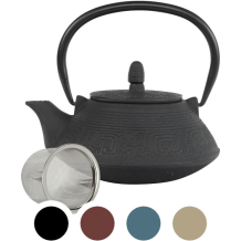 teeblume cast iron teapot Maoming, 0,8 litre, with strainer, different colours